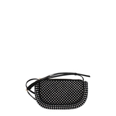 Jw Anderson Schwarze Leder Umhängetasche