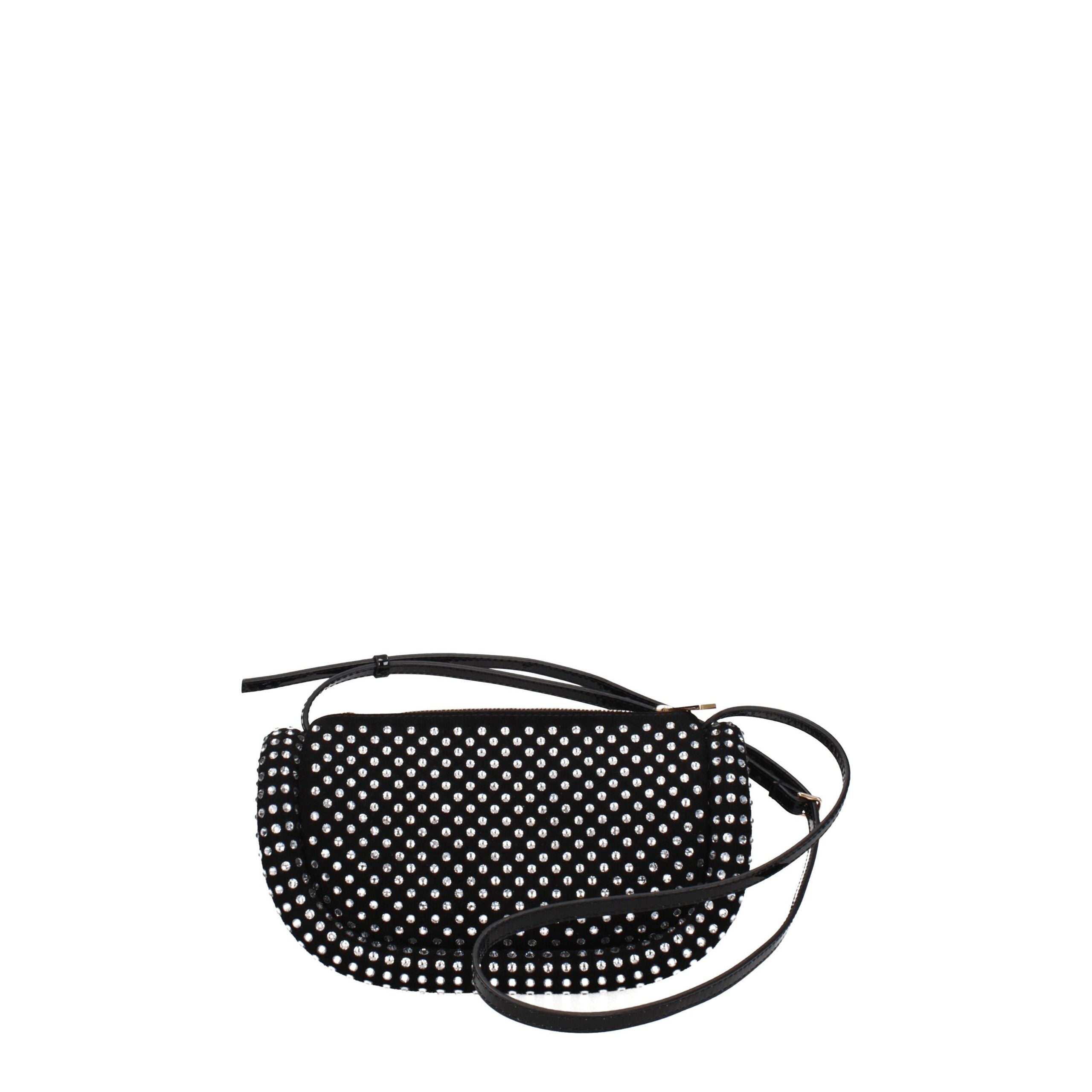 Jw Anderson Schwarze Leder Umhängetasche