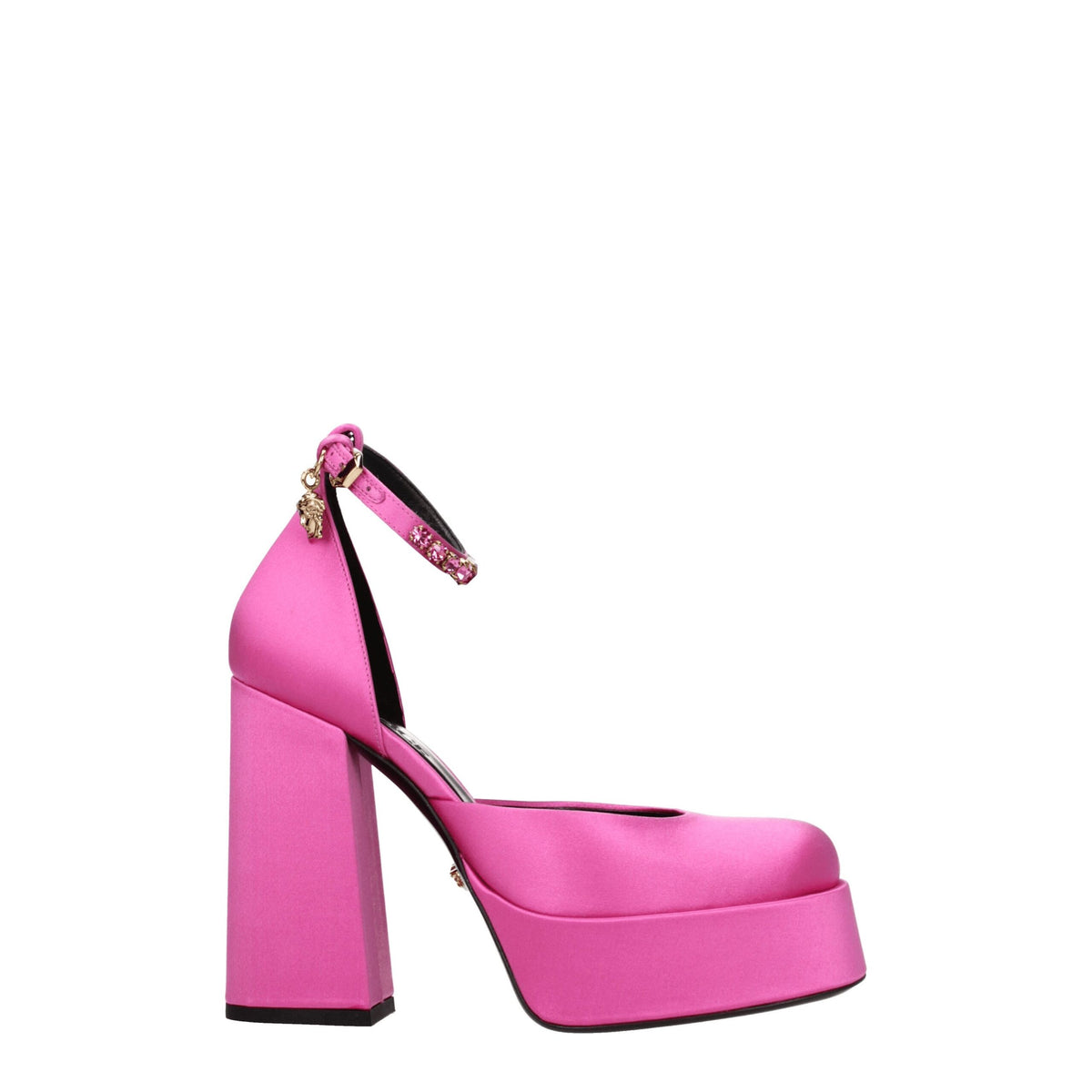 Versace Roze Satijnen Plateau Pumps