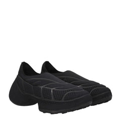 Givenchy Black Fabric Slip-On Loafers