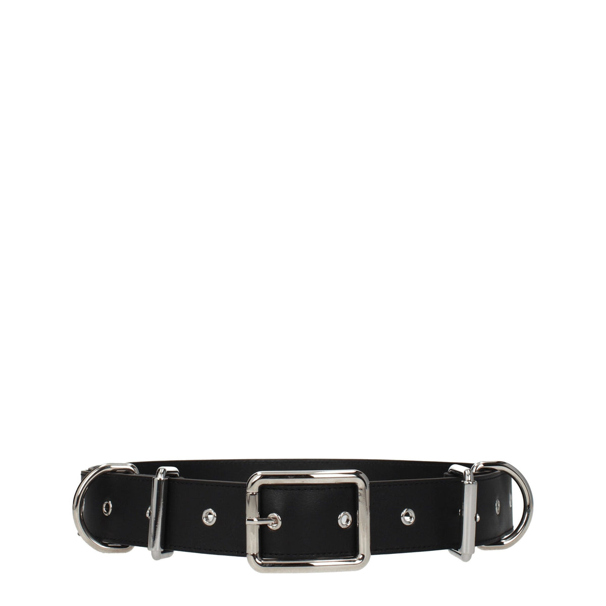 Moschino Gürtel aus schwarzem Leder