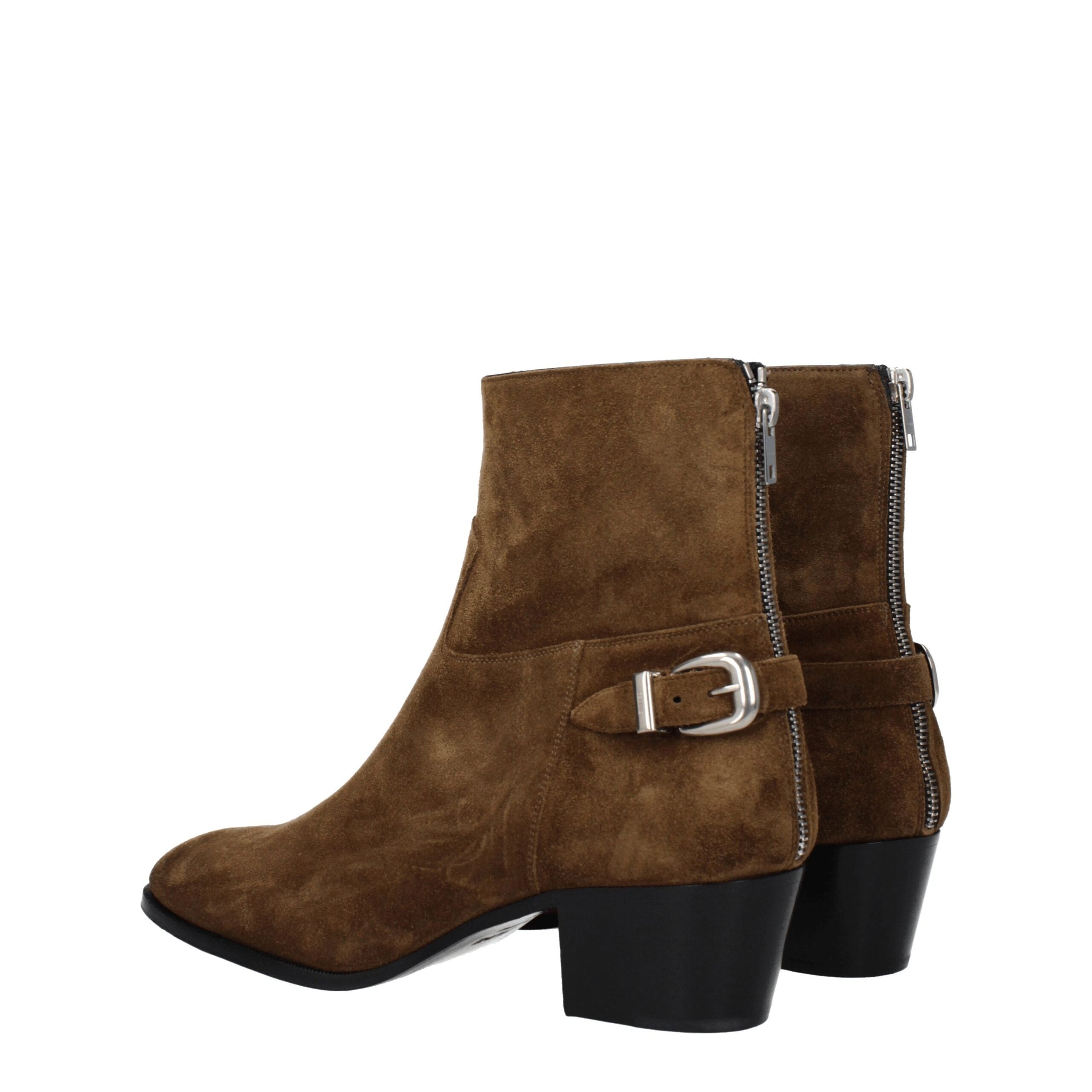 Celine Ankle Boots aus braunem Leder