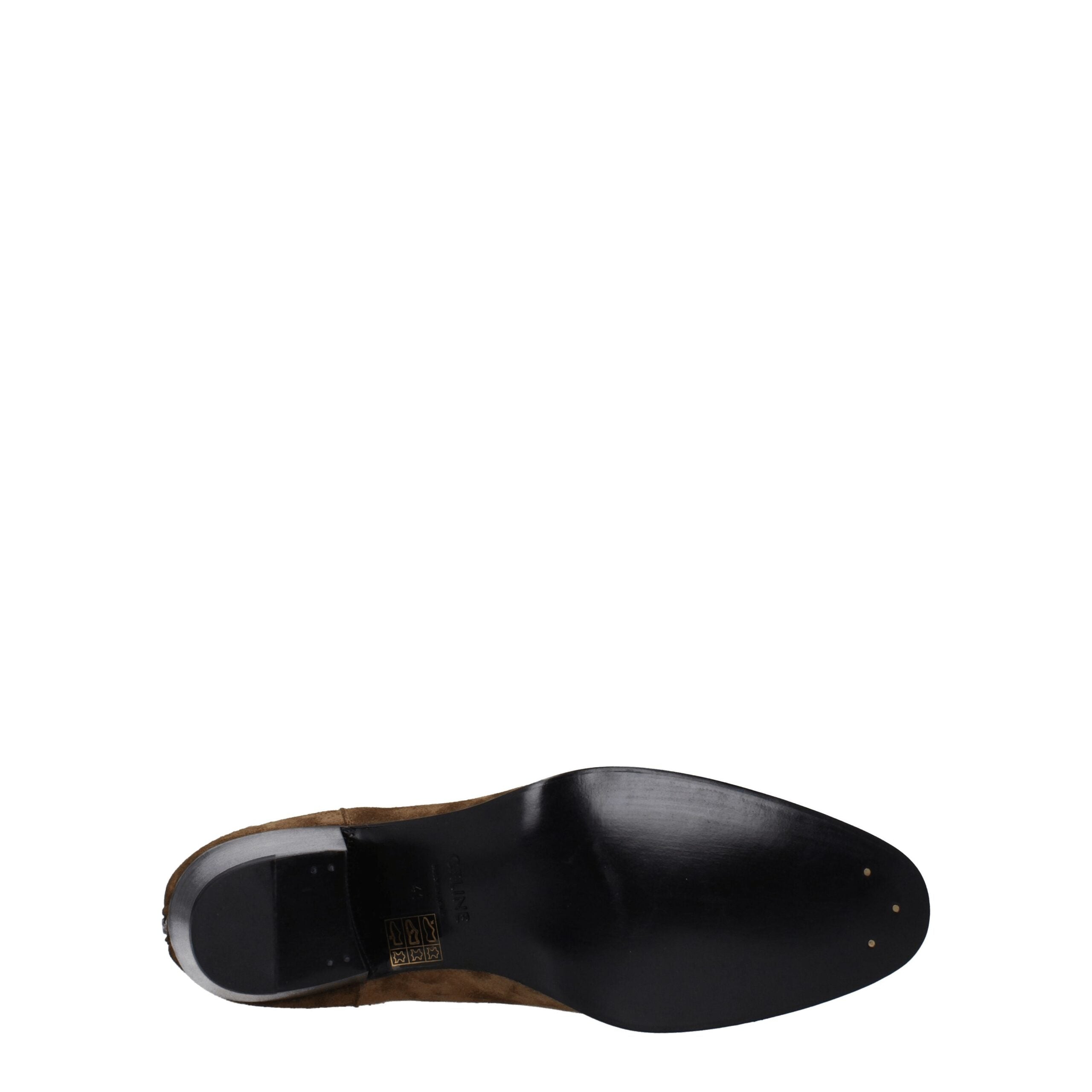 Celine Ankle Boots aus braunem Leder