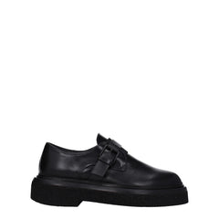 Max Mara Schwarze Leder-Oxfords und Derbys