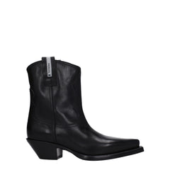 Premiata Stiefeletten aus schwarzem Leder