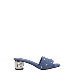 Givenchy Sandalen aus blauem Stoff