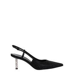 Givenchy Zwarte Stof Pumps met Hoge Hak