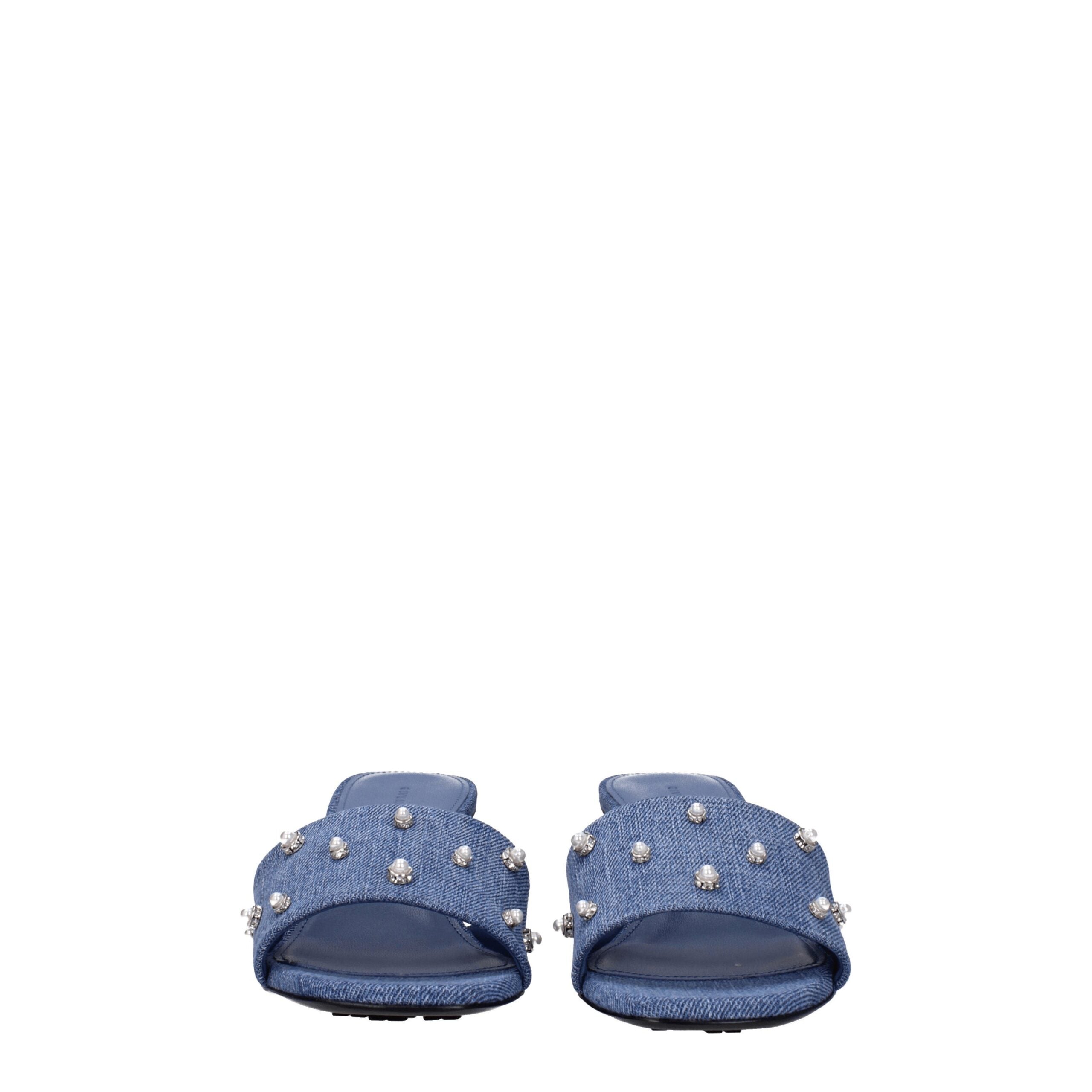 Givenchy Sandalen aus blauem Stoff