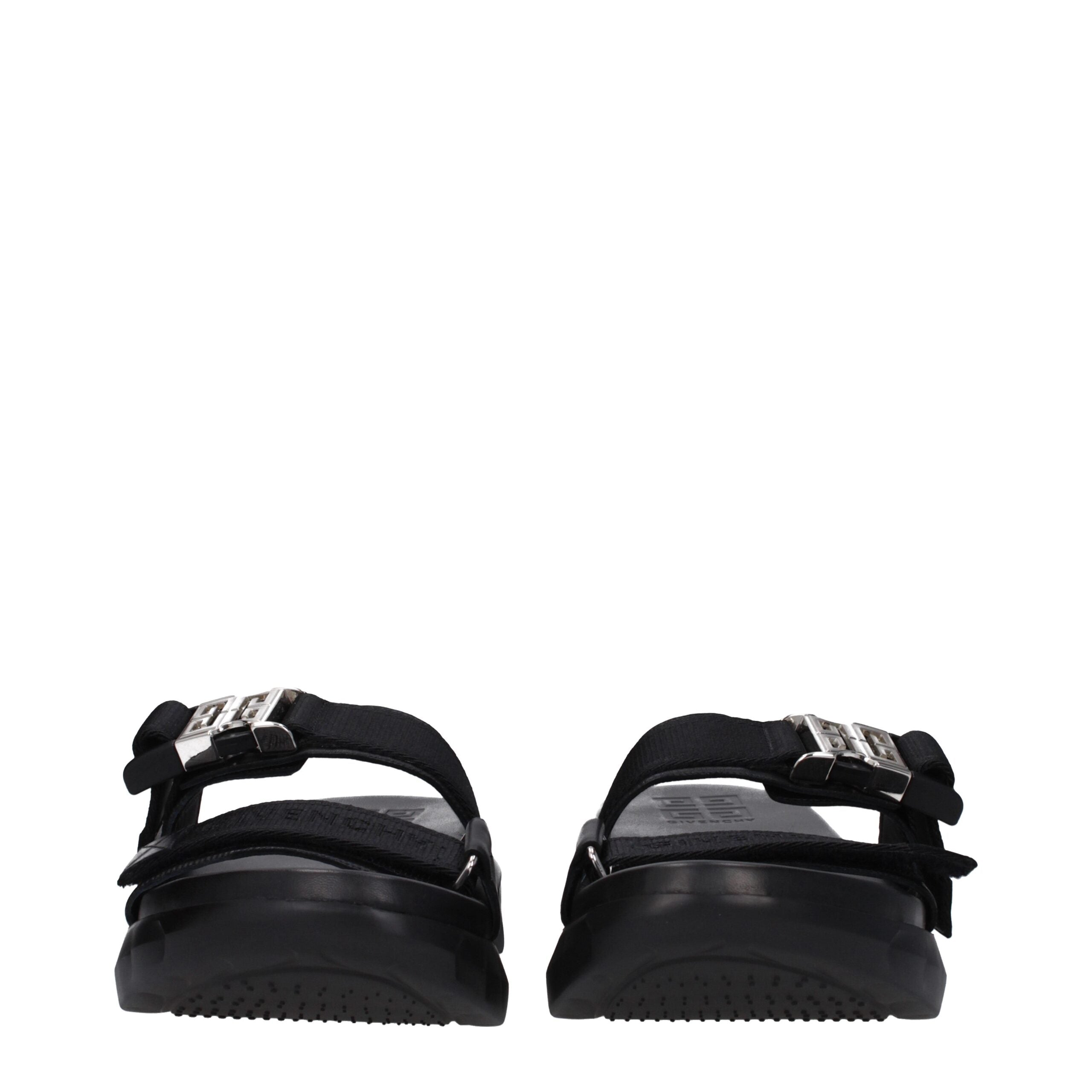 Givenchy Slipper aus schwarzem Stoff