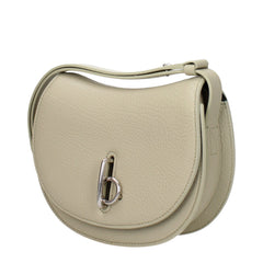 Burberry Green Leather Shoulder Bag