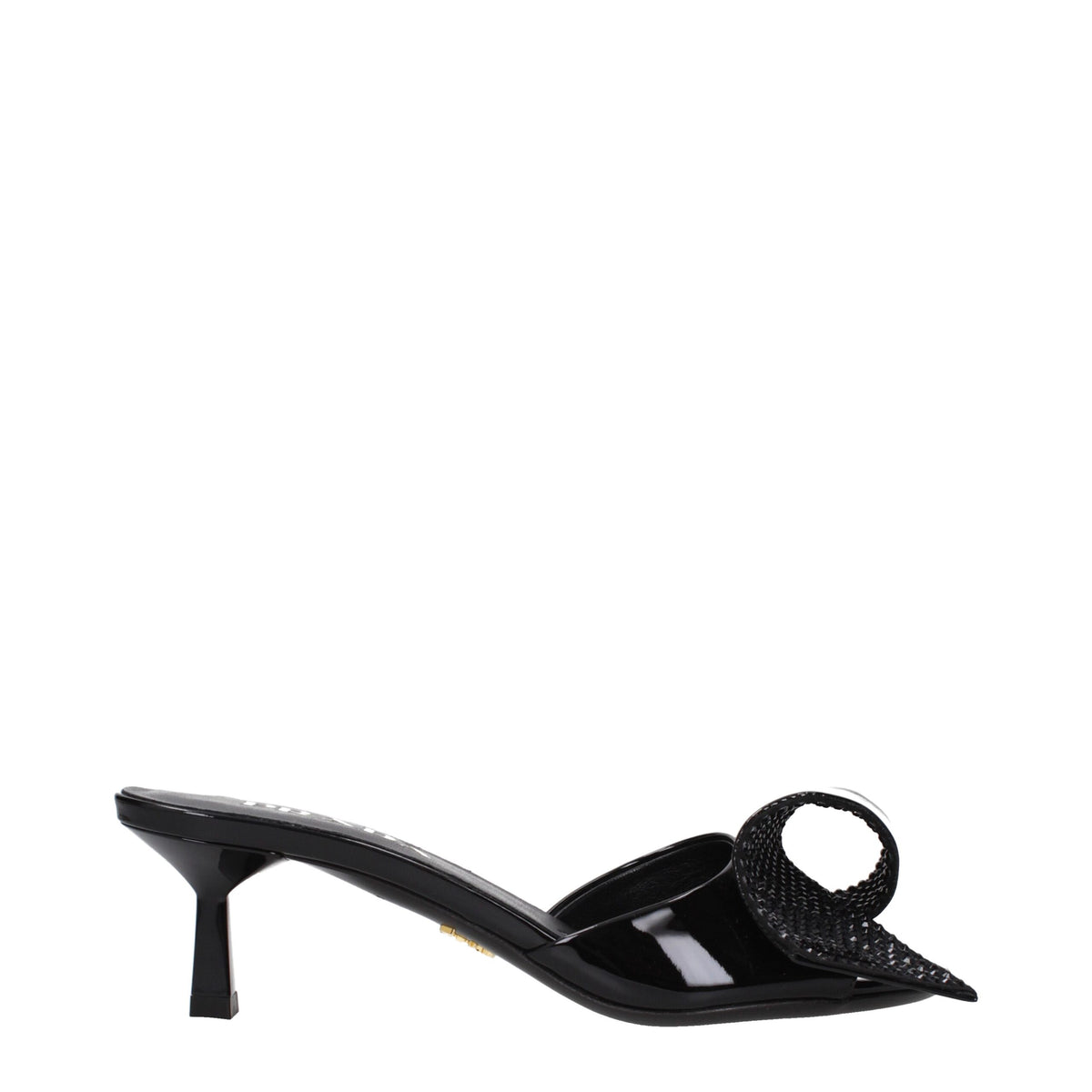 Prada Sandalen aus schwarzem Leder