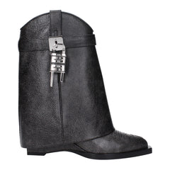 Givenchy Black Leather Ankle Boots