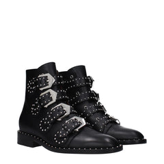 Givenchy Black Leather Ankle Boots