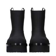 Chloé Schwarze Ankle Boots aus Baumwolle