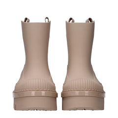 Chloé Ankle Boots aus rosafarbener Baumwolle