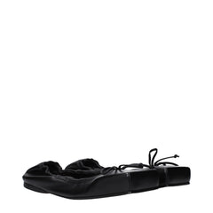 Jacquemus Zwarte Leren Ballerina's