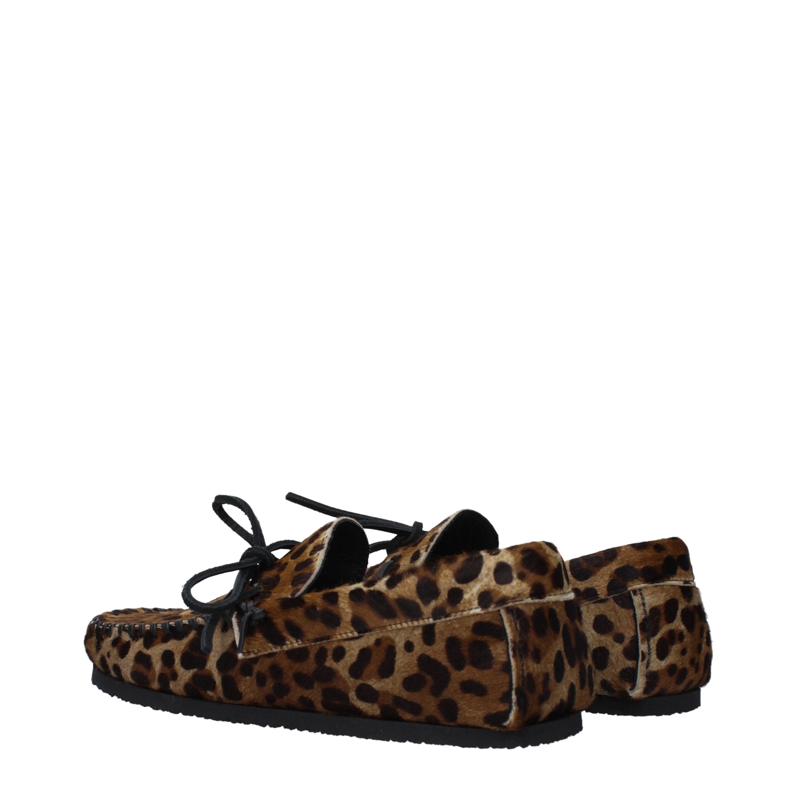 Isabel Marant Braune Slipper aus Rosshaar