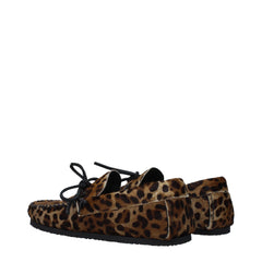 Isabel Marant Braune Slipper aus Rosshaar