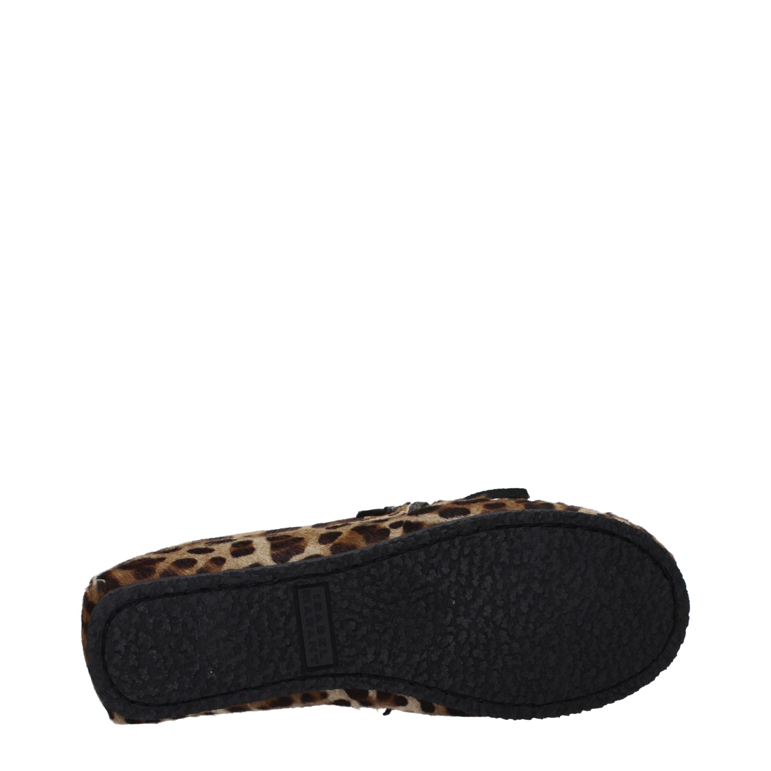 Isabel Marant Braune Slipper aus Rosshaar
