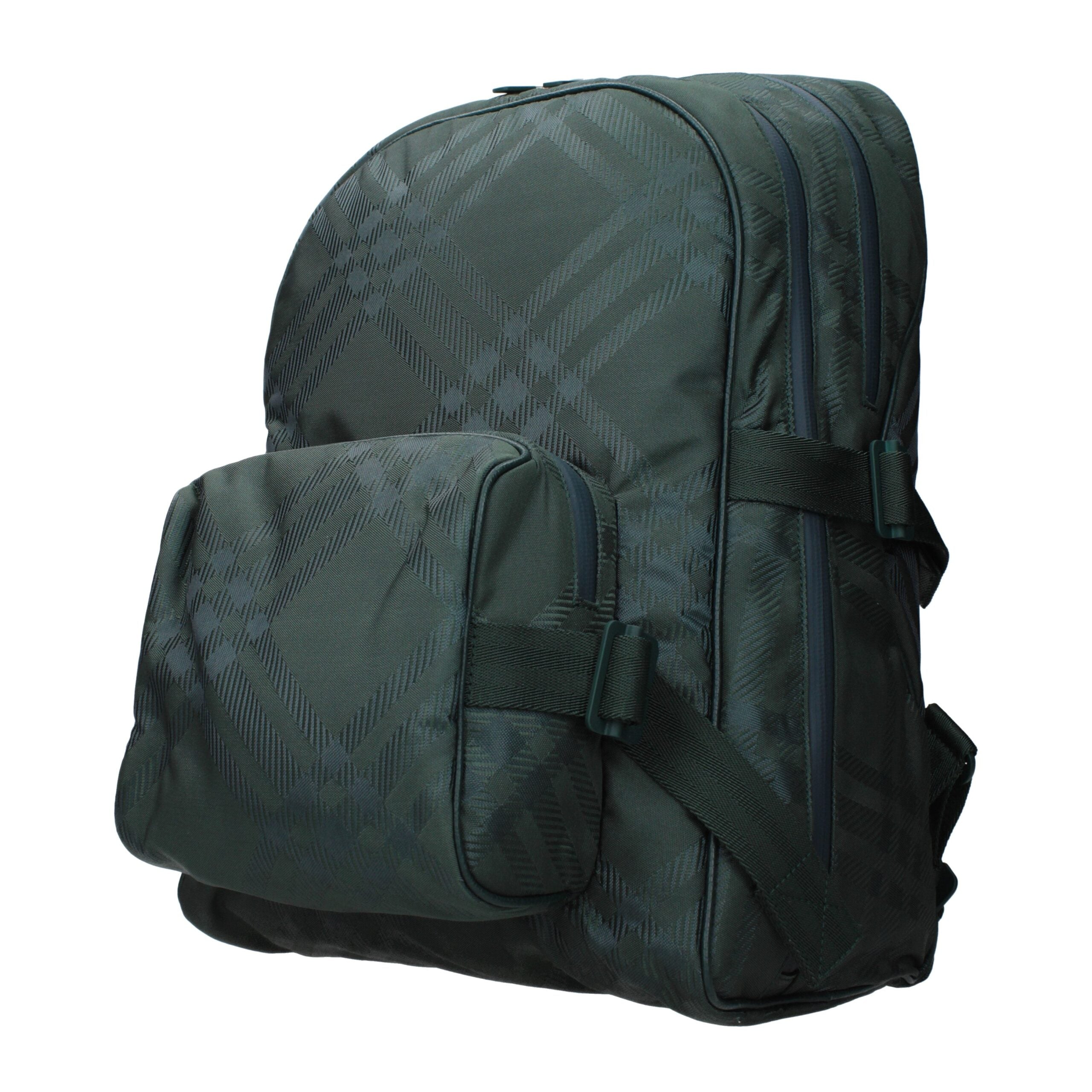 Burberry Green Fabric Backpack