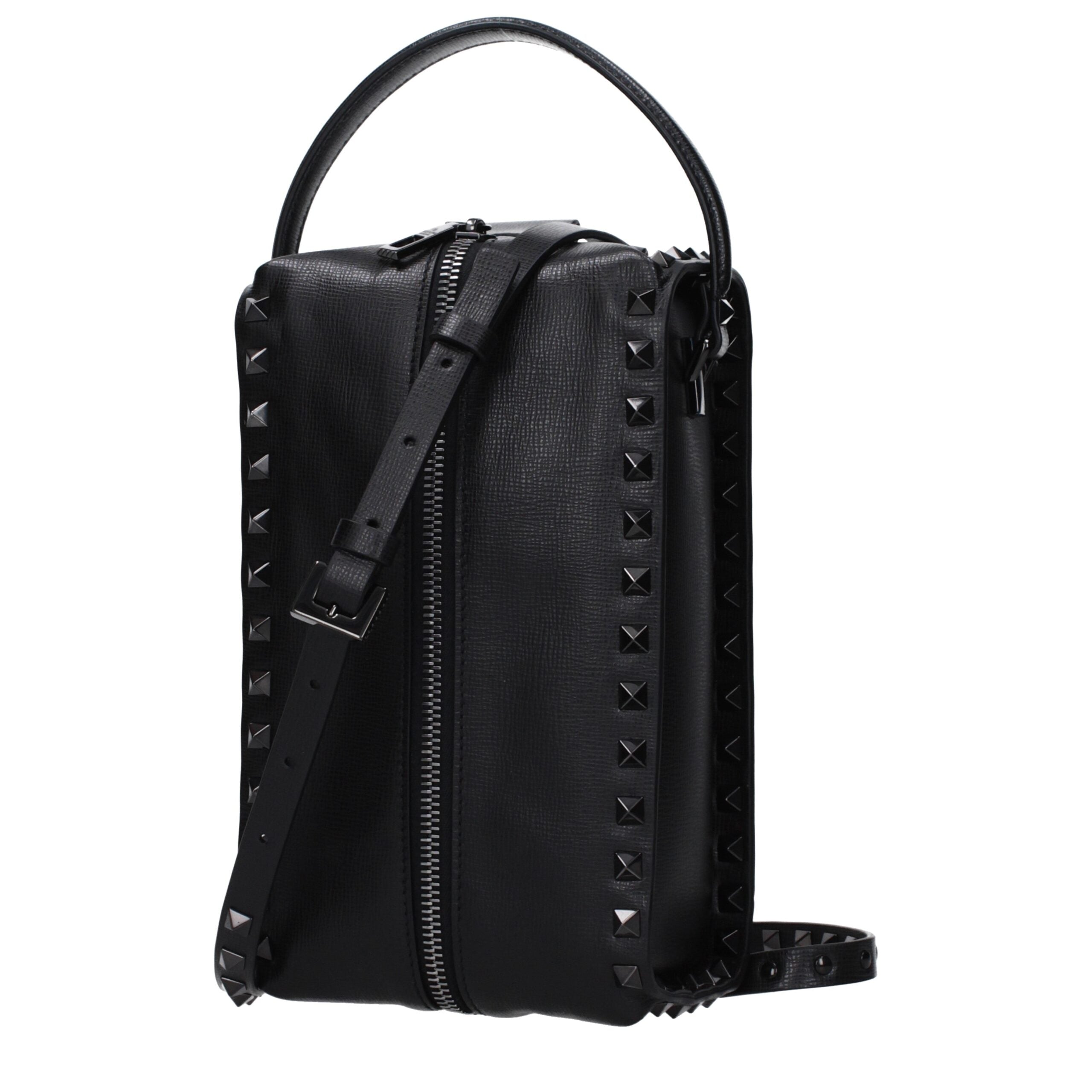 Valentino Garavani Zwart Leren Clutch Tas