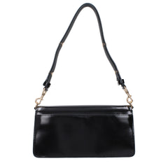 Tory Burch Schwarze Leder-Umhängetasche