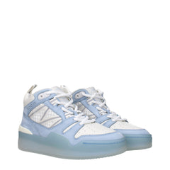 Moncler Witte Leren High Top Sneakers