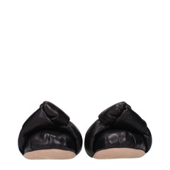 Miu Miu Zwarte Leren Ballerina's