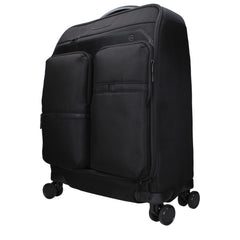 Piquadro Black Fabric Luggage And Travel