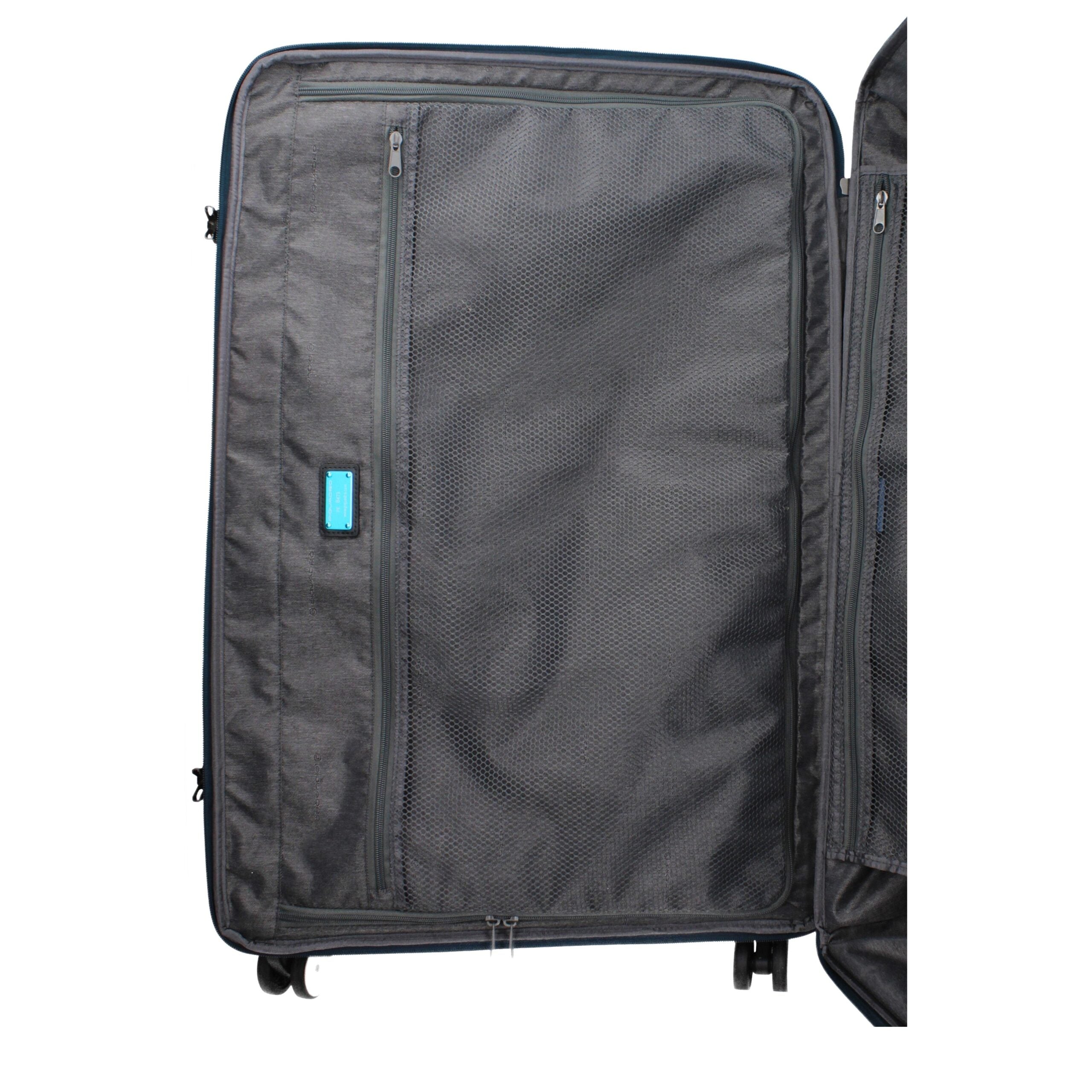 Piquadro blaues Reisegepäck und Reiseaccessoires aus Stoff