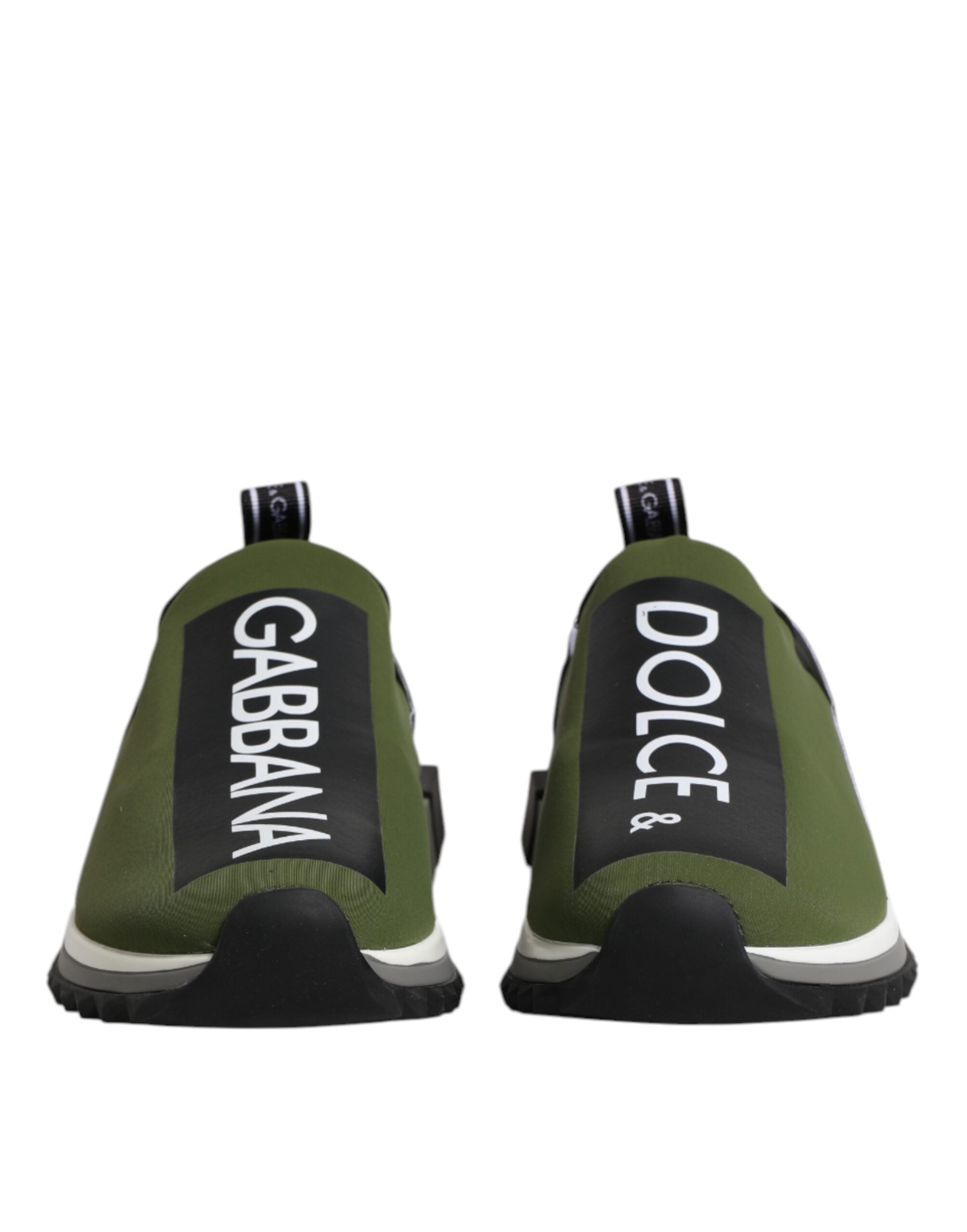 Dolce & Gabbana Grüne Logo Low Top Sorrento Herren Sneaker Schuhe