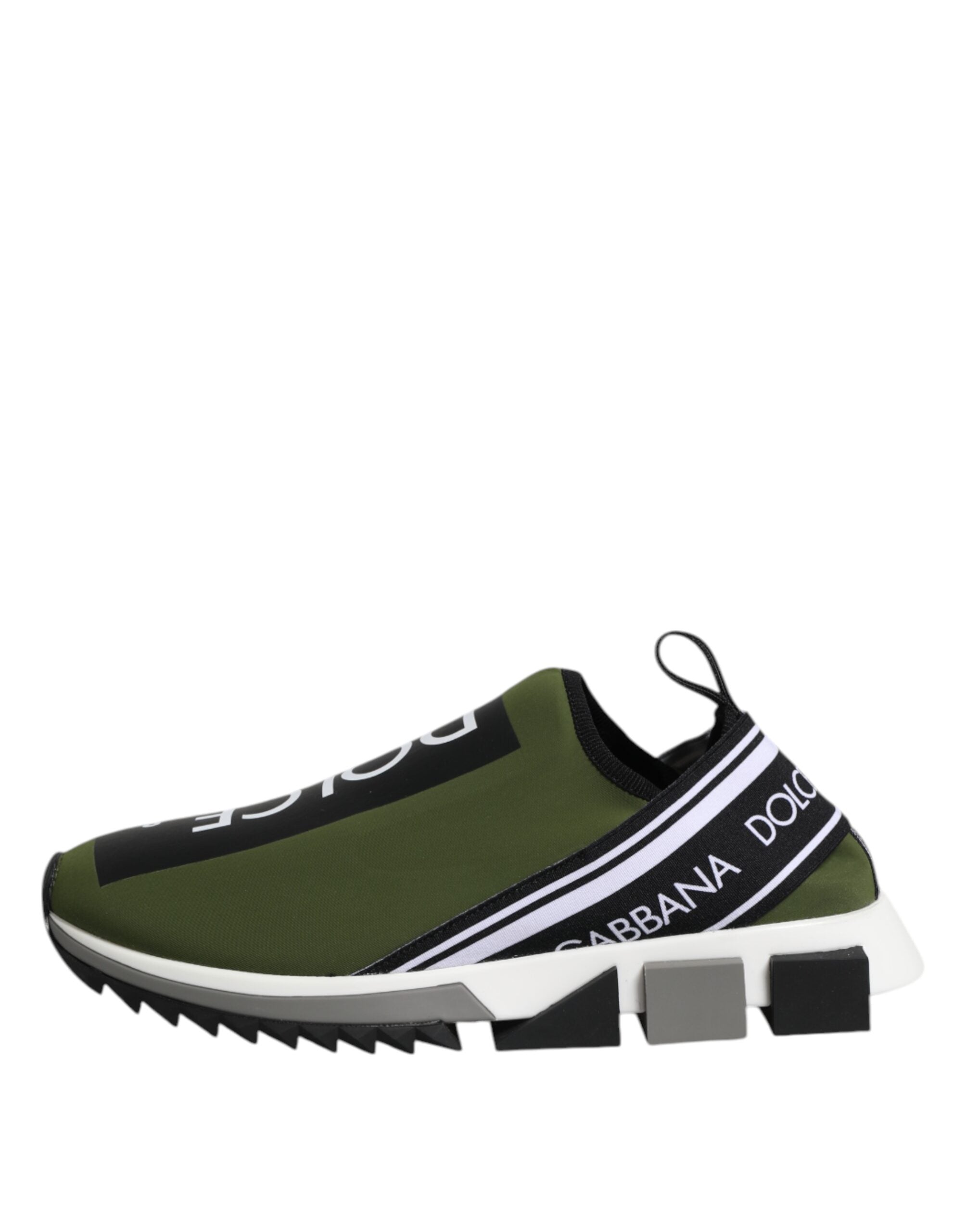 Dolce & Gabbana Grüne Logo Low Top Sorrento Herren Sneaker Schuhe