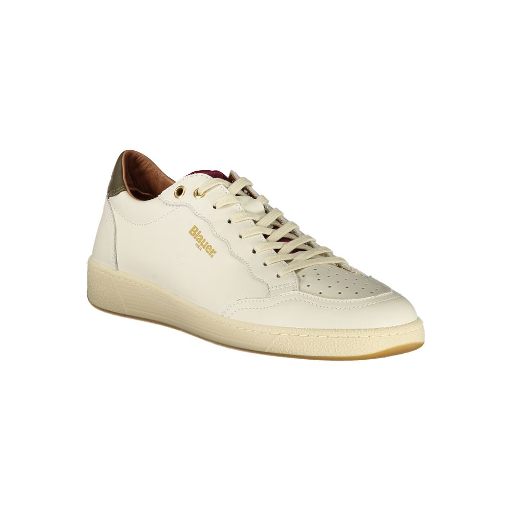 Blauer Bianco Polyurethaan Heren Sneaker