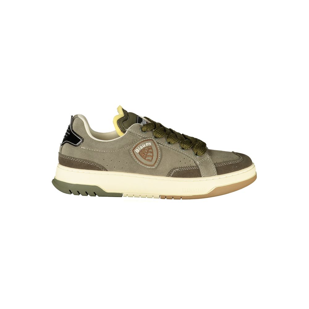 Blauer Green Leather Men Sneaker