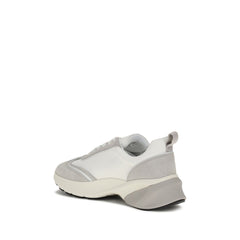 Tory Burch White Calf Leather Bos Taurus Athletic Sneakers