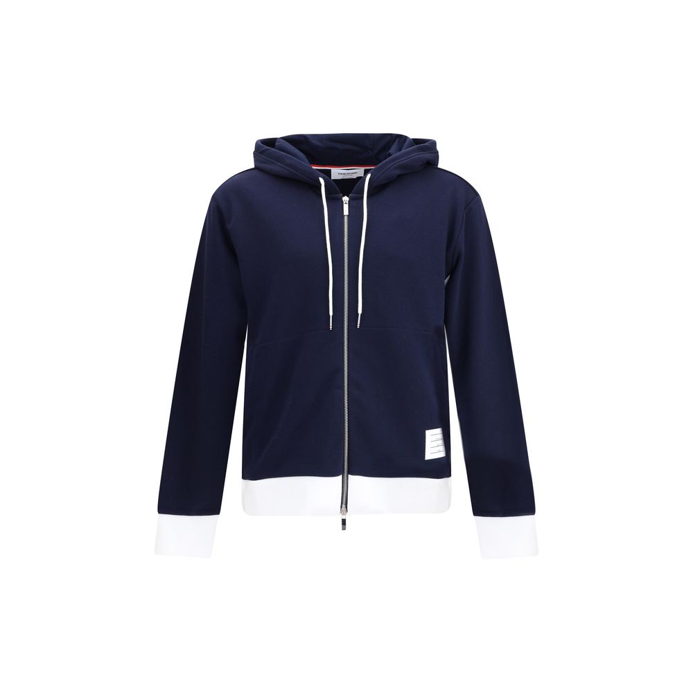 Thom Browne blaues Baumwoll-Sweatshirt