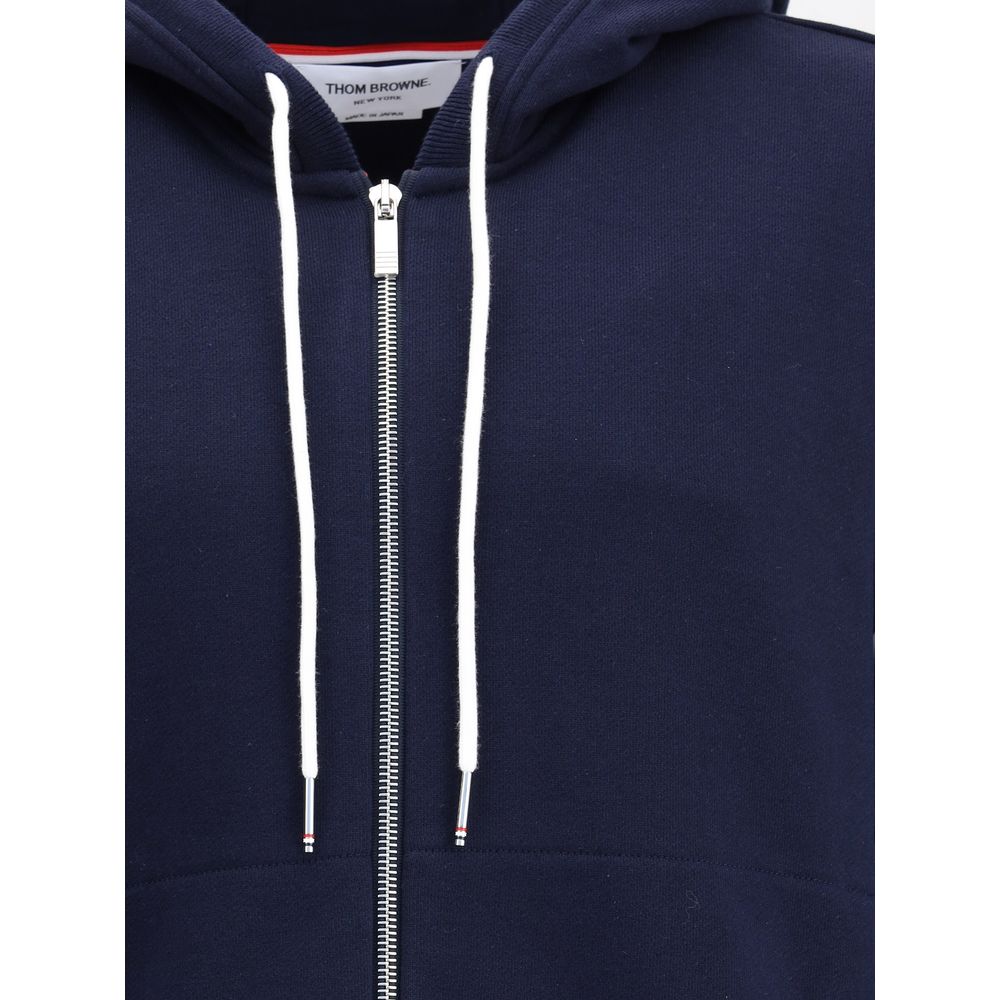 Thom Browne blaues Baumwoll-Sweatshirt