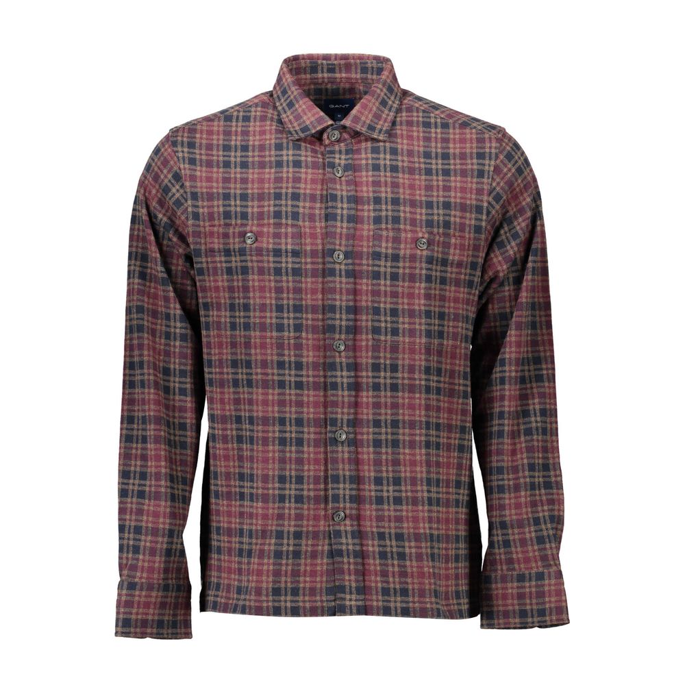 Gant Marrone Baumwolle Herrenhemd