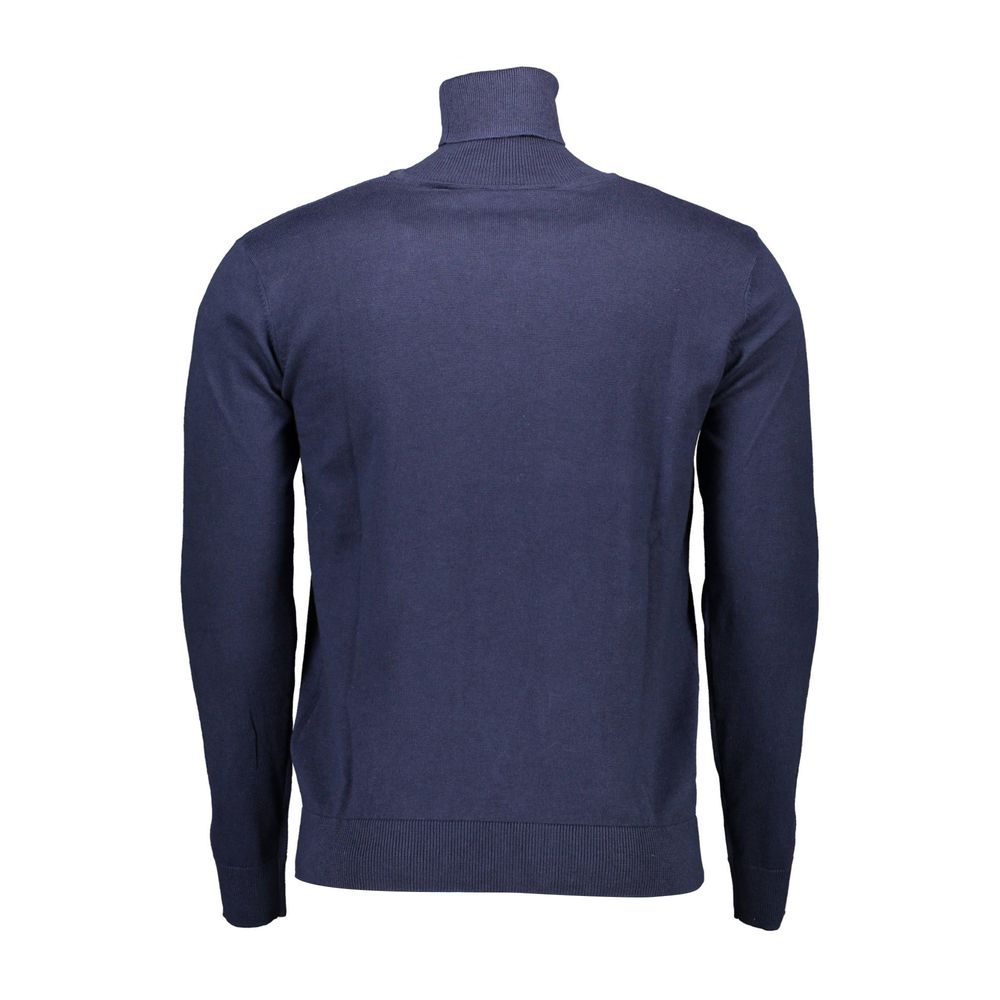 U.S. POLO ASSN. Blauer Herrenpullover aus Baumwolle