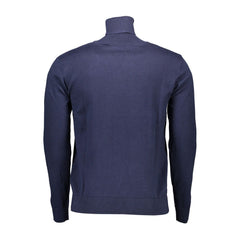 U.S. POLO ASSN. Blauer Herrenpullover aus Baumwolle