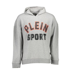 Plein Sport Gray Cotton Sweatshirt