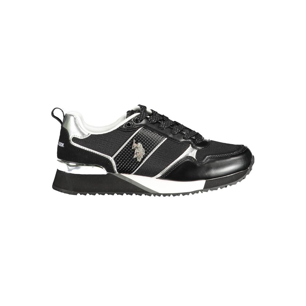 US POLO ASSN. Weiße Sneaker aus Öko-Wildleder für Damen