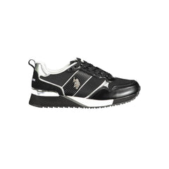 US POLO ASSN. Weiße Sneaker aus Öko-Wildleder für Damen