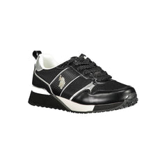 US POLO ASSN. Weiße Sneaker aus Öko-Wildleder für Damen