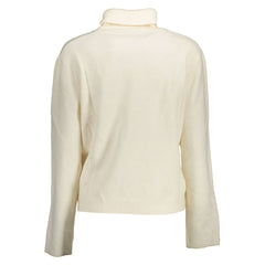 U.S. POLO ASSN. White Acrylic Women's Sweater