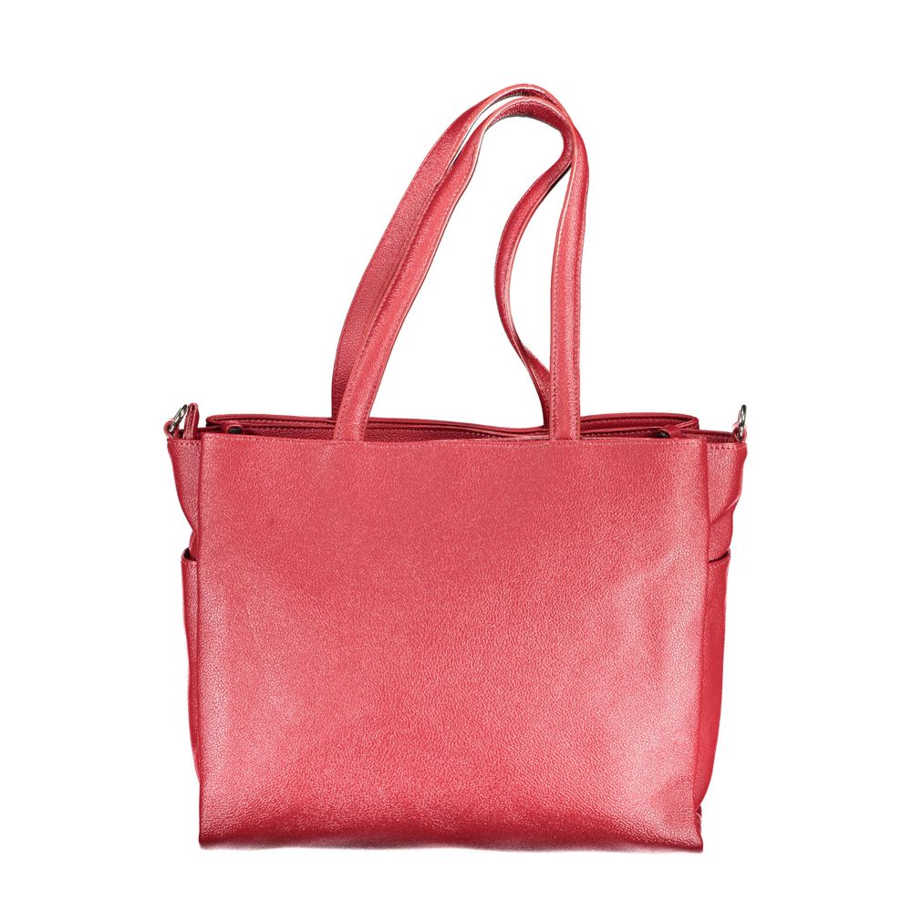 BYBLOS Rosso Polyurethan Damenhandtasche