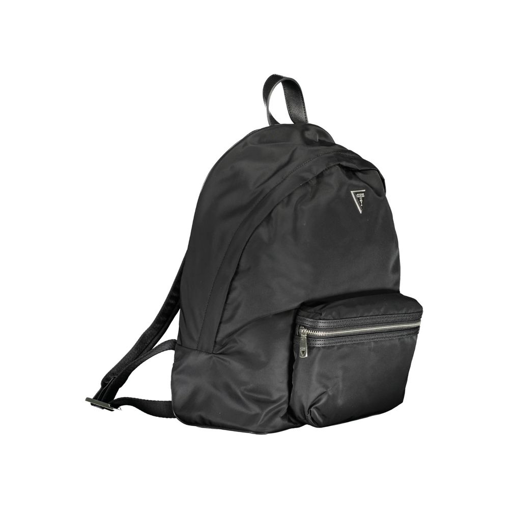 Guess Jeans Nero Nylon Herren Rucksack