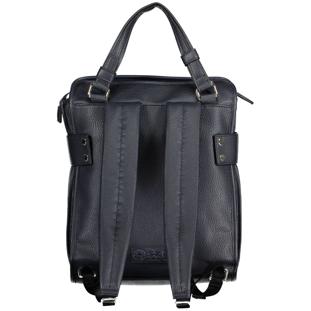 La Martina blauer Rucksack für Damen aus Polyurethan