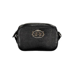 La Martina Black Polyurethane Women Handbag