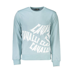 Cavalli Class Azzurro Baumwolle Herren Sweatshirt